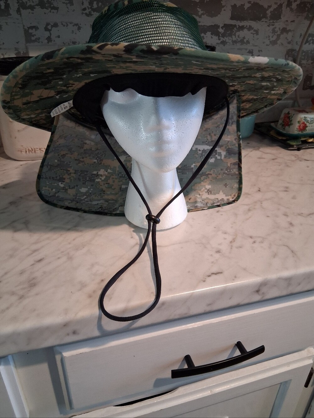 La & Com Camouflage Wide Brim Sun Hat